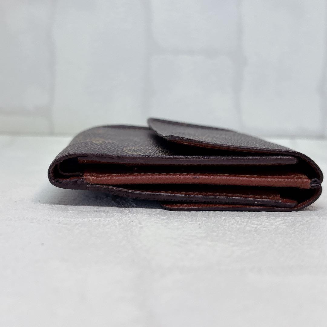ルイヴィトン モノグラム ポルトモネビエカルトクレディ Wホック 折財布 美品