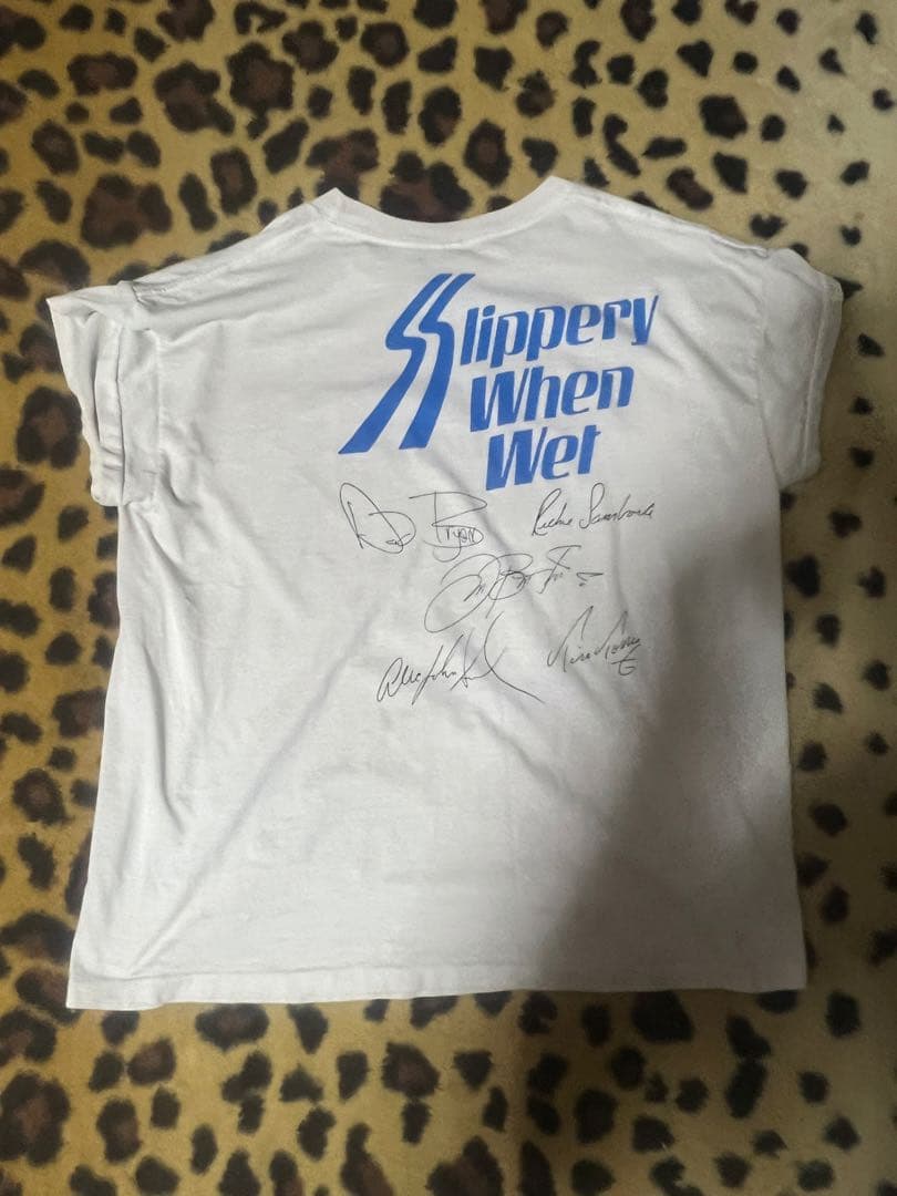 トップス 80s vintage Bon Jovi Slippery When Wet