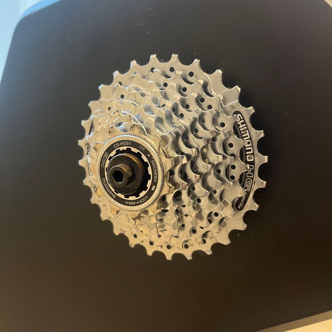 美品 • Tacx Flux 2 スマートトレーナー 11速スプロケ、マット付