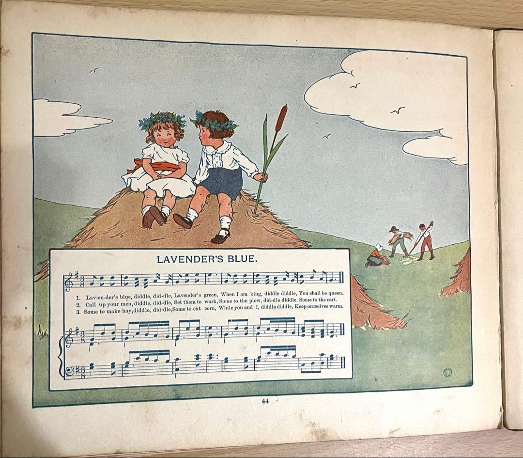 No.364 希少 古書 洋書 絵本 アンティーク 児童書 童謡 マザーグース