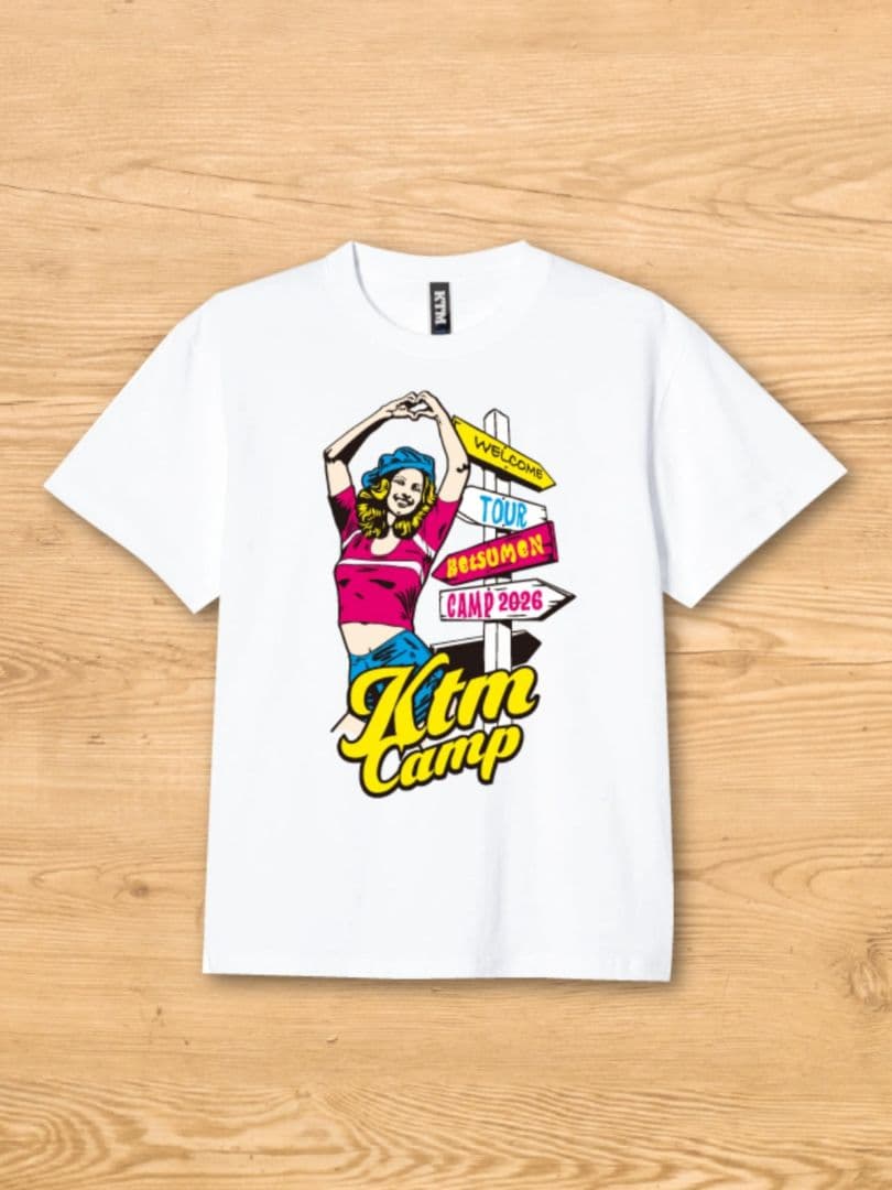 新品　CLUBケツメイシ　Tシャツ「CAMPING GIRL TEE」限定