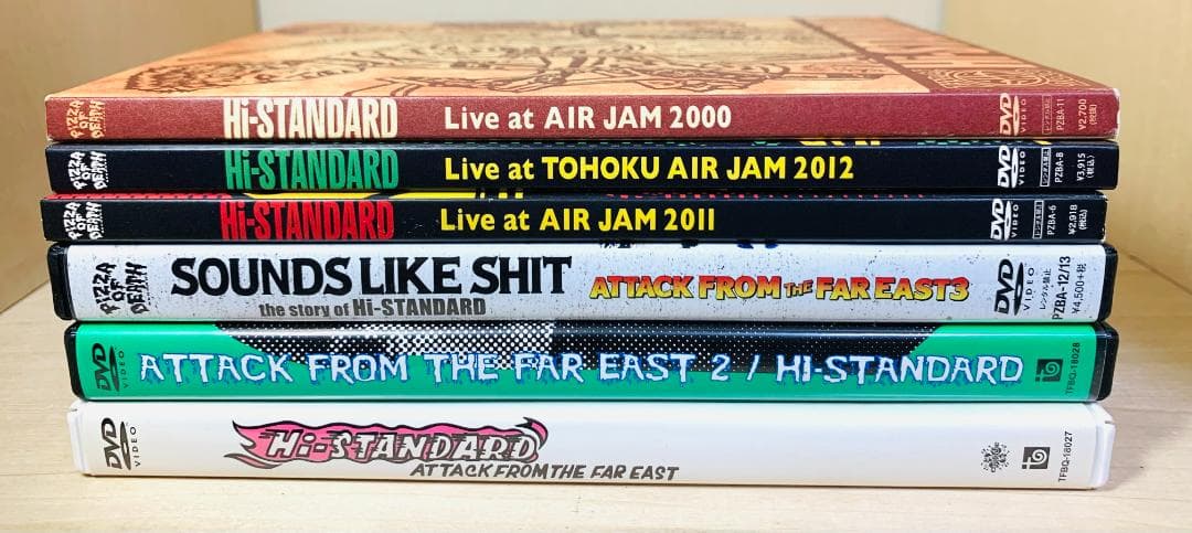 Hi-STANDARD DVD 6枚セット