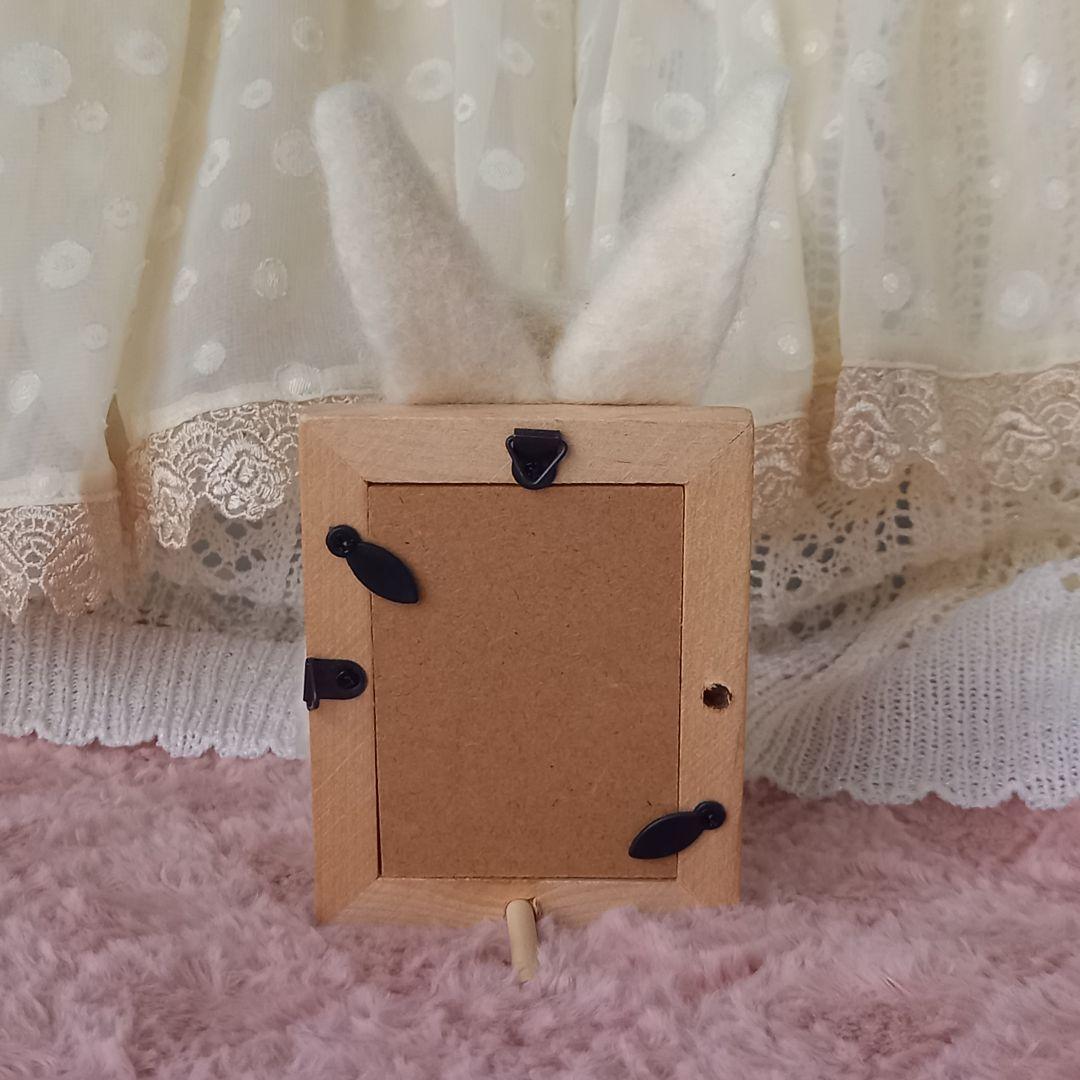 松 うさぎフレーム オーダーメイド うちのこ ハンドメイド 羊毛フェルト