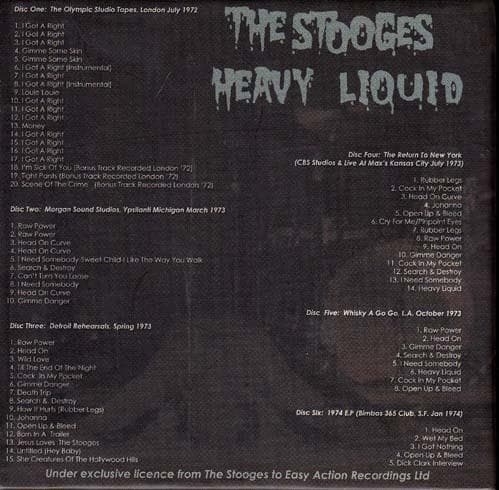 洋楽 Iggy Pop & The Stooges 6CD