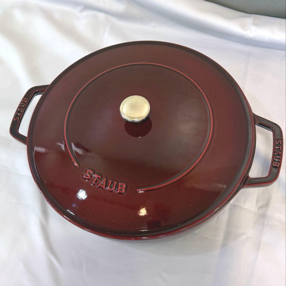 STAUB ストウブ ブレイザーソテーパン 28cm 限定色グレナディンレッド