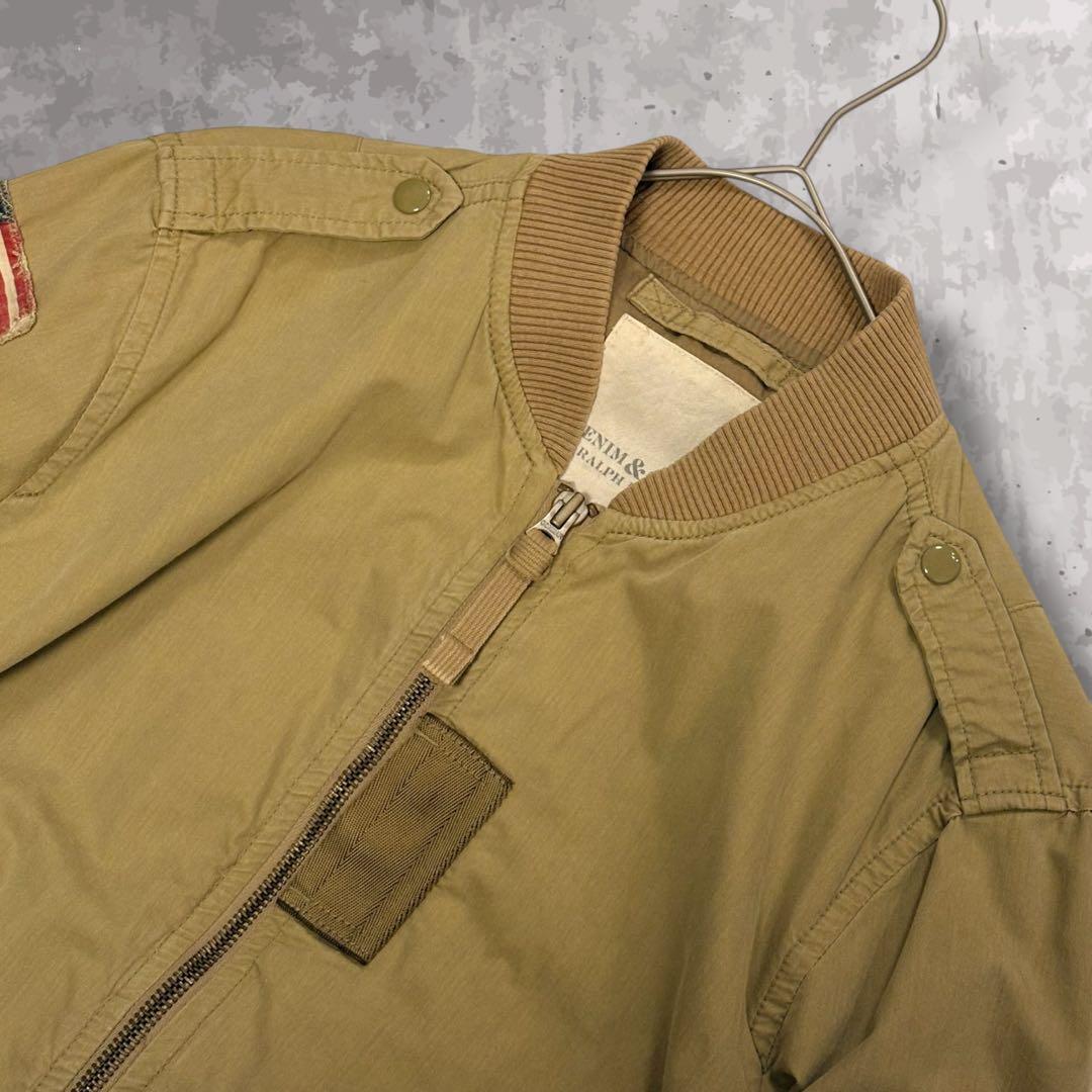 古着 DENIM&SUPPLY ラルフローレン タンカースJKT L ワッペン