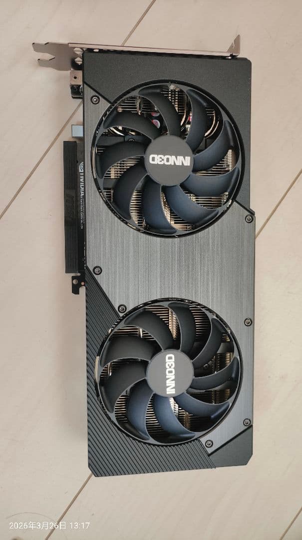 動作確認のみ 新同品グラボ GEFORCE RTX 5060 Ti 8GB