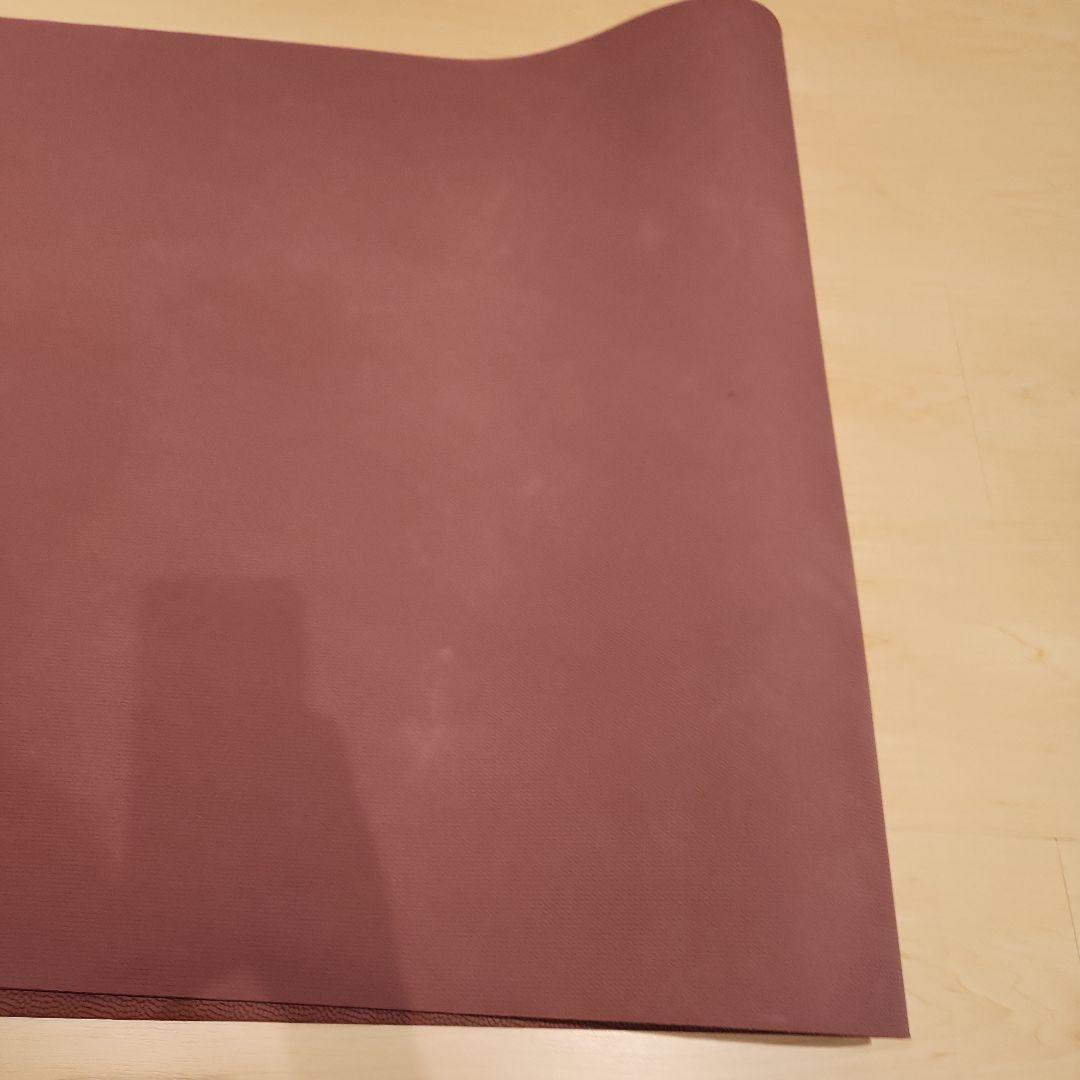 【最終価格】ピンクブラウン滑り止めヨガマット５ミリルルレモン