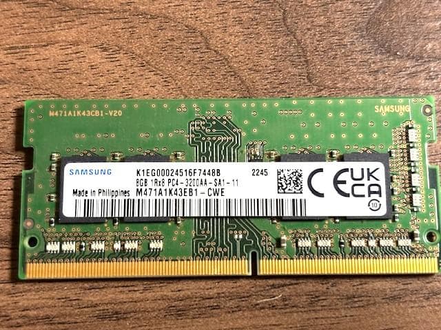 プ*っ様 Samsung 8GB✖２　DDR4 2666MHZ, 260 PIN