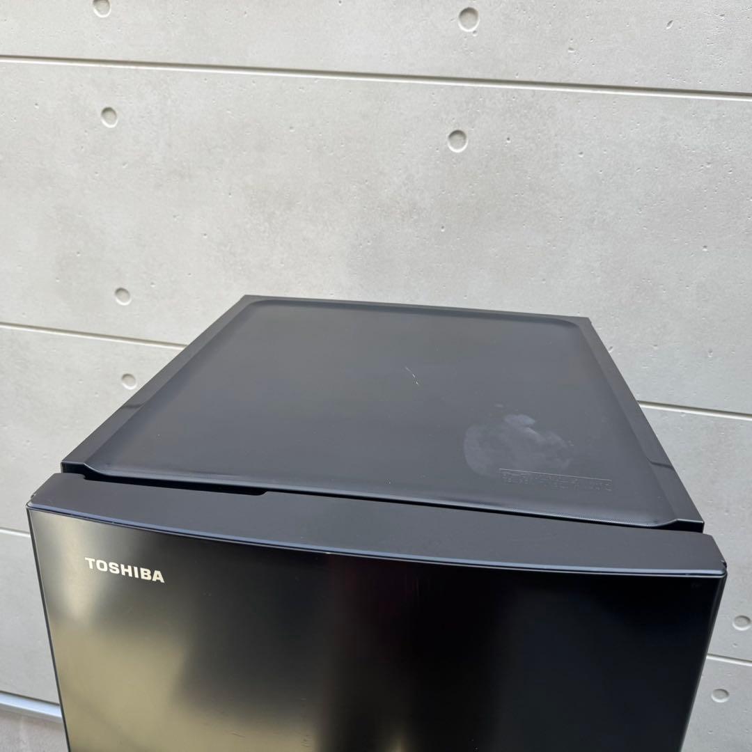 309⭐️2024年製美品★東芝　冷蔵庫　ブラック　黒　自動霜取り　一人暮らし