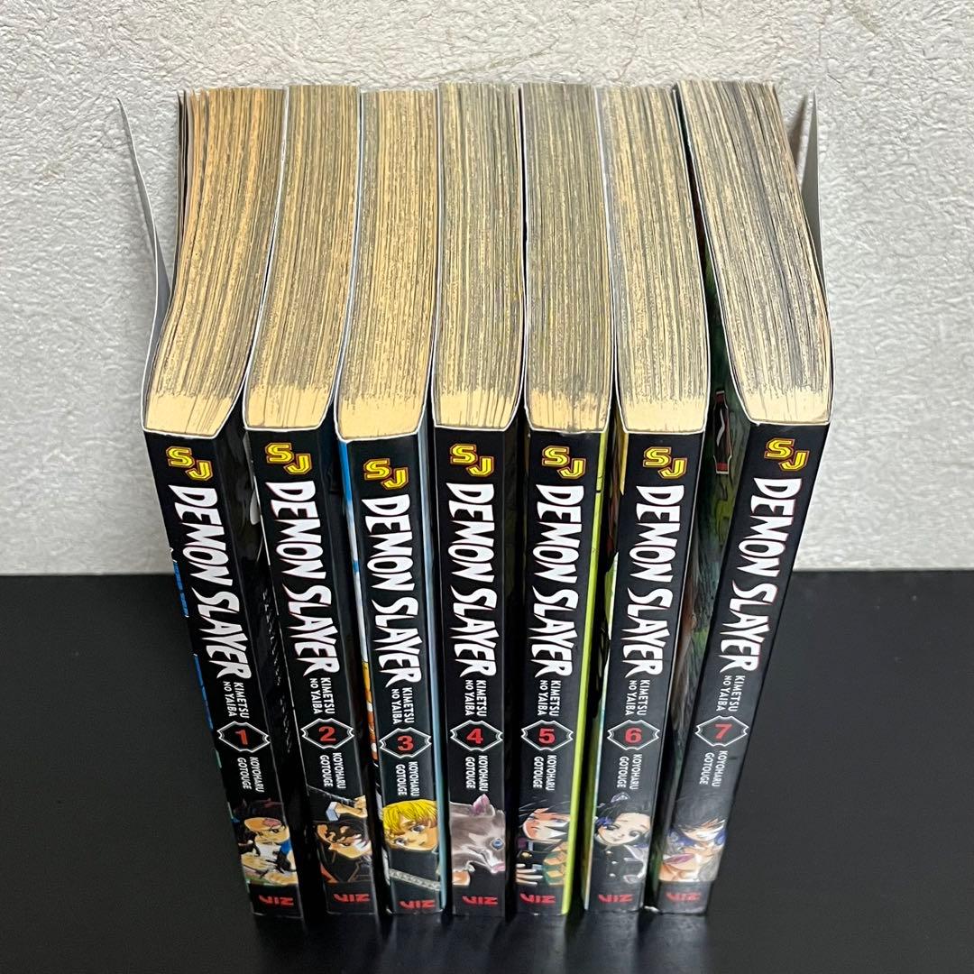 鬼滅の刃 英語版DEMON SLAYER 1〜7巻セット