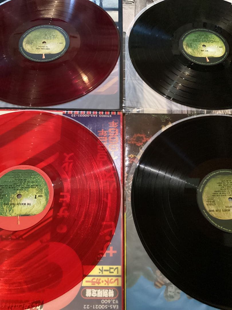 並品 ビートルズ LP レコード まとめて４枚