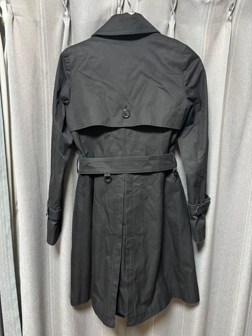 極美品 バーバリーブルーレーベル トレンチコート 38 ライナー付 チェック裏地