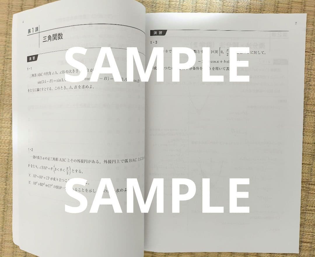 西浦先生、上高原先生【2025年度 最新版】河合塾 数学 通年フルセット 東大