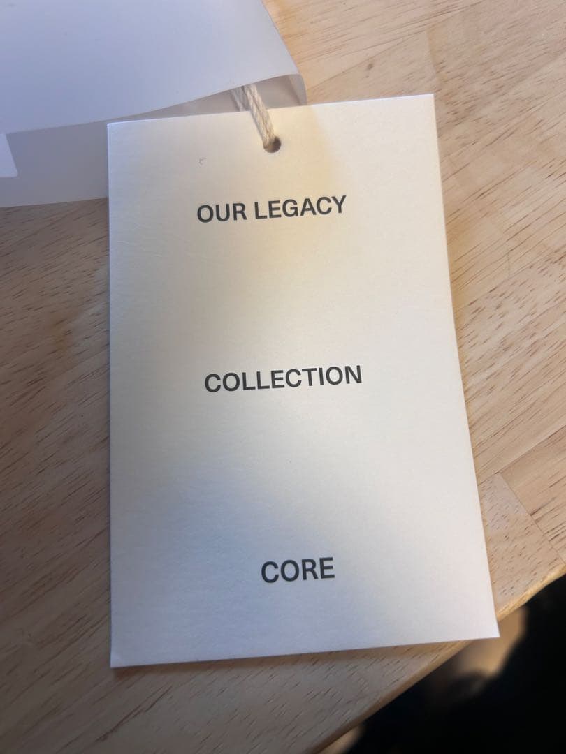 OUR LEGACY NEW BOX T-SHIRT Tシャツ ブラック 50