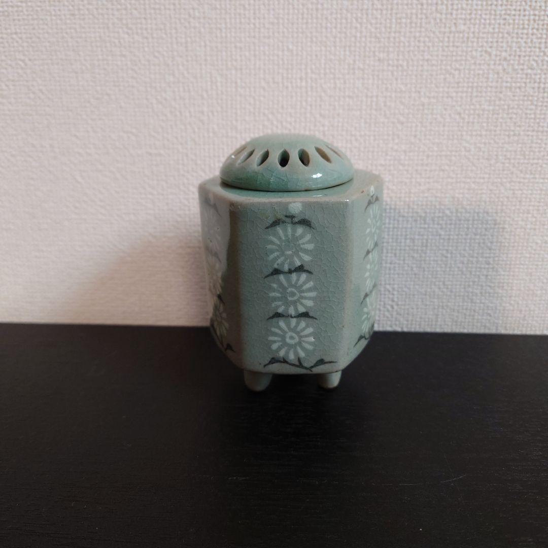 3036)  香炉　２合　韓国陶窯東谷  崔 柱具 作