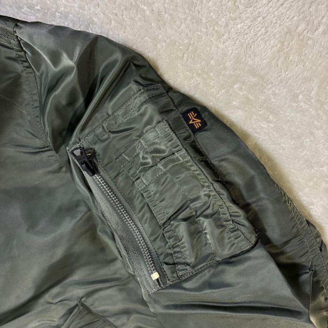 【美品】ALPHA フライトジャケット TA0414 L-2B メンズ S