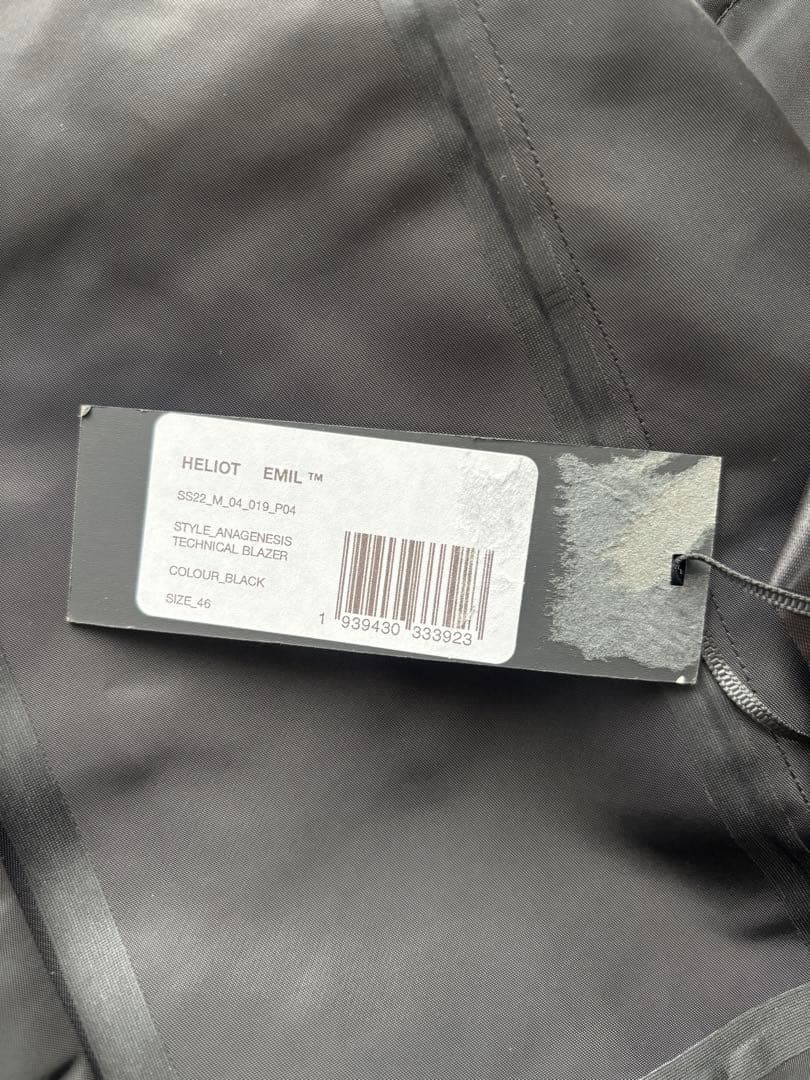 ジャケット・アウター HELIOT EMIL ANAGENESIS TECHNICAL BLAZER