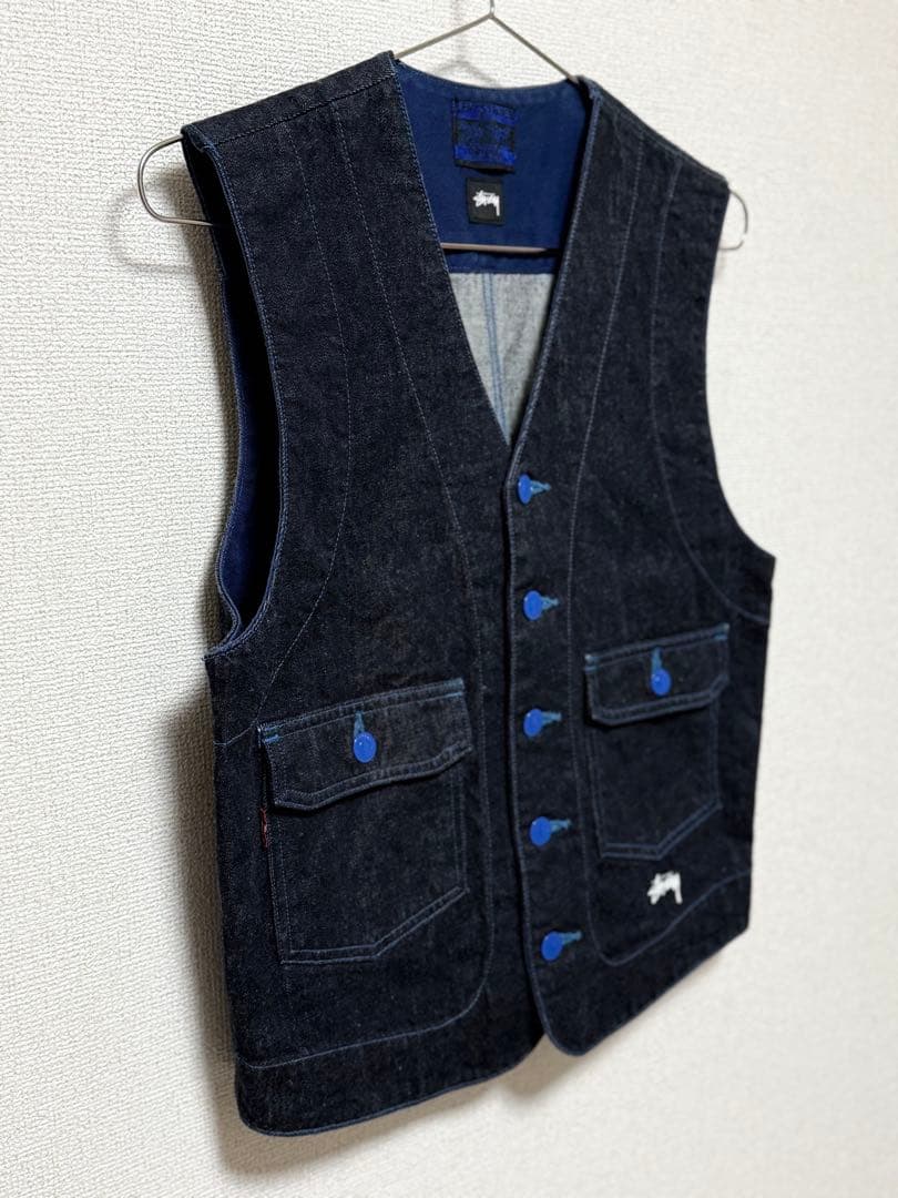 美品 Stussy Levi's コラボ デニムベスト