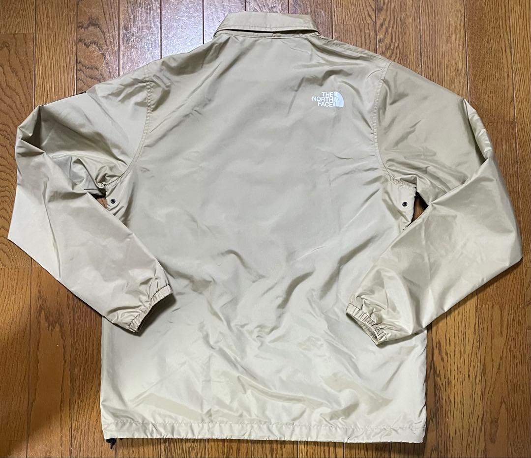 ノースフェイス　コーチジャケット　ベージュ系　美品　メンズM