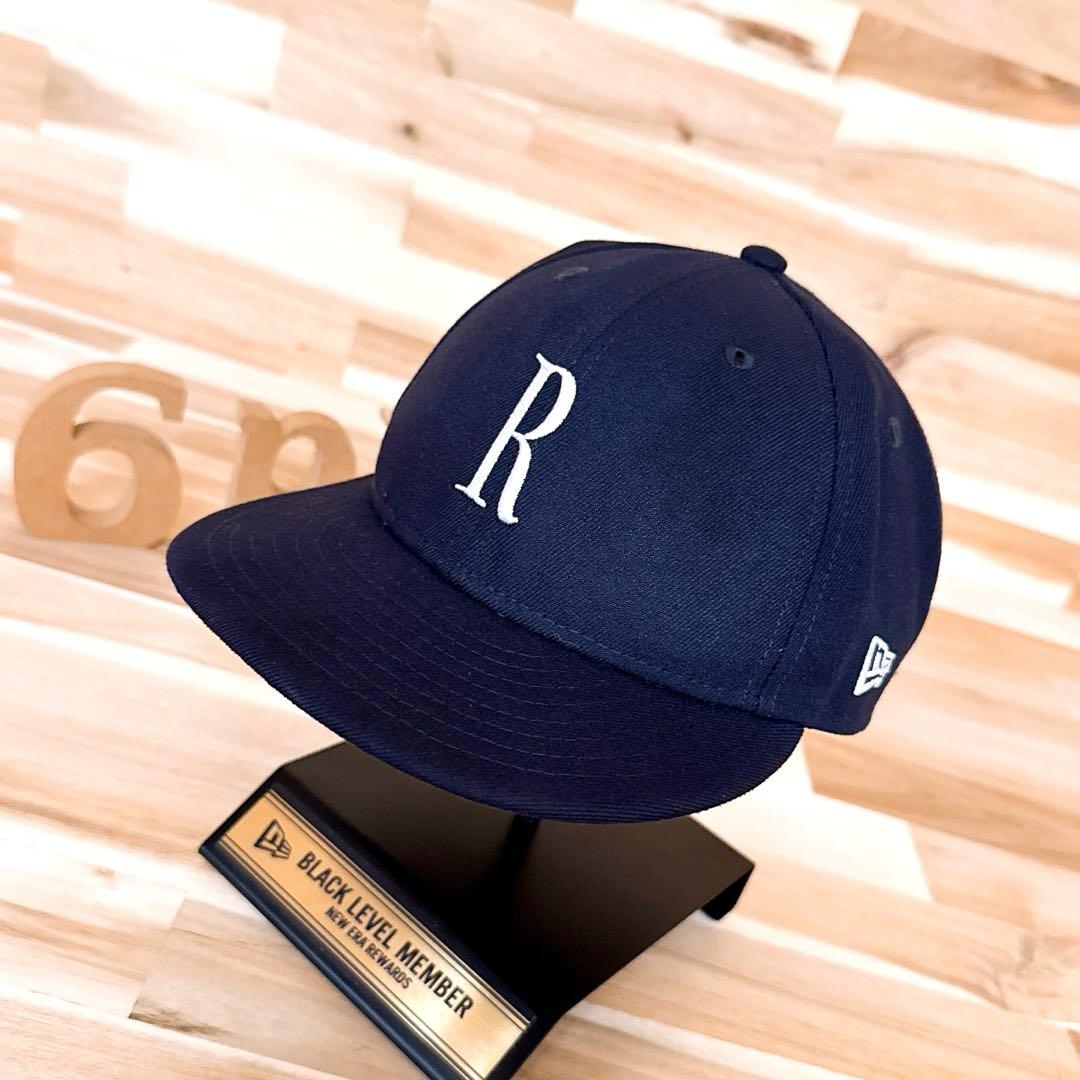 激レア【ニューエラ×ロンハーマン】限定コラボ ナローRロゴ キャップ 紺×白