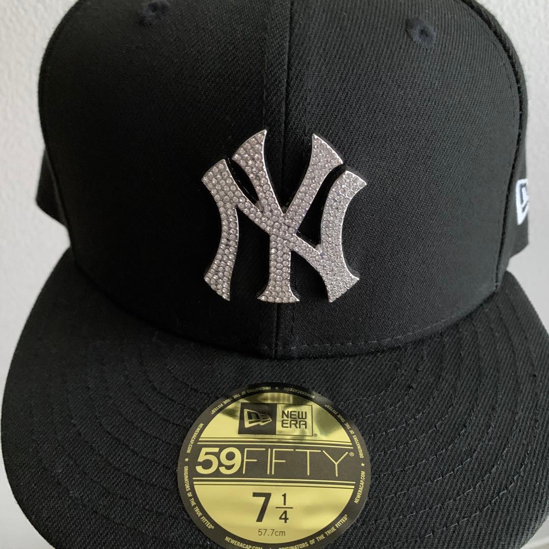 New Era 59FIFTY NYキャップ 7 1/4 ラインストーン