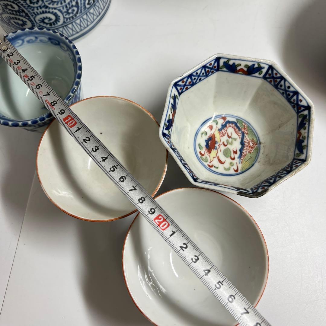 古伊万里色々7点　直径8.8~18㎝　東Y7-1022①