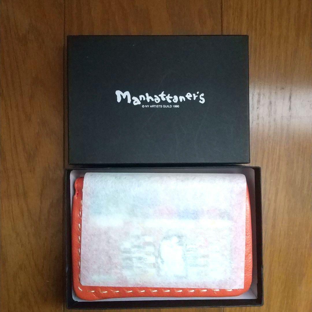 Manhattaner's 折り財布 オレンジ