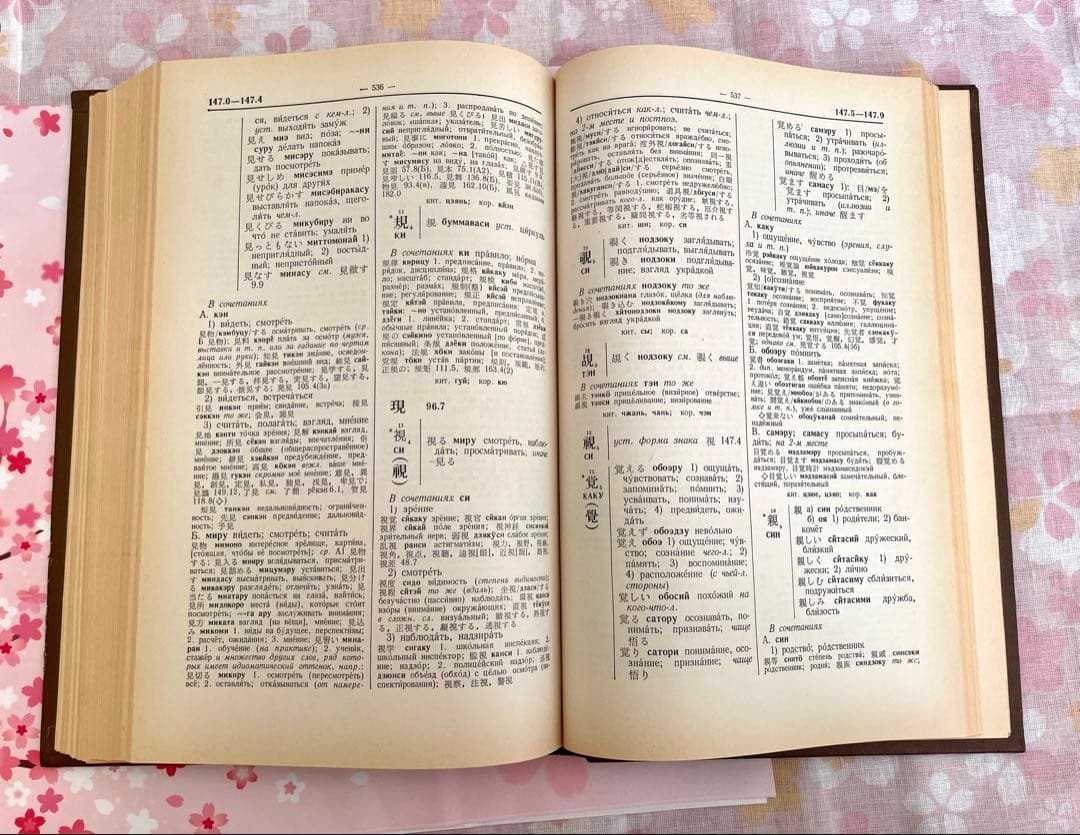日本語-ロシア語 学習用漢字辞典1977年版