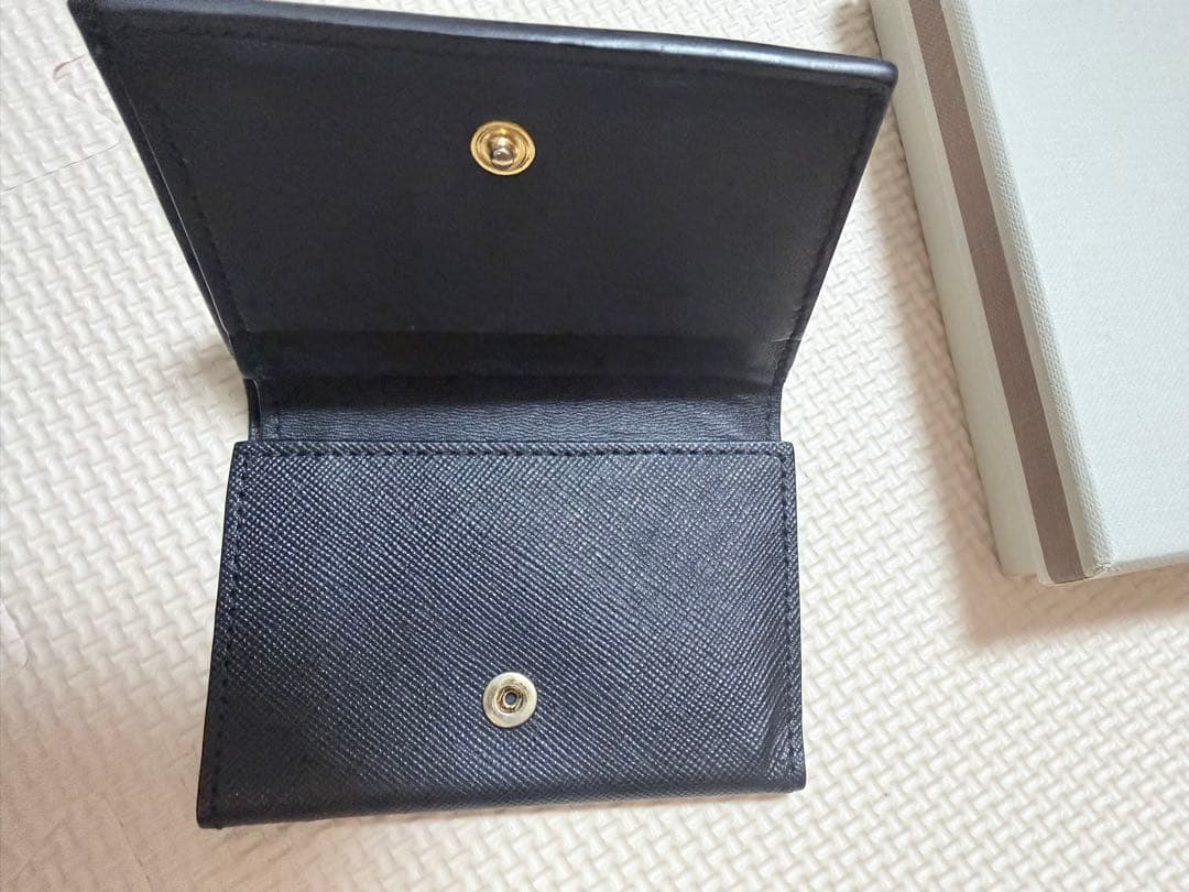【MARUNI】三つ折り財布 グレー ピンク