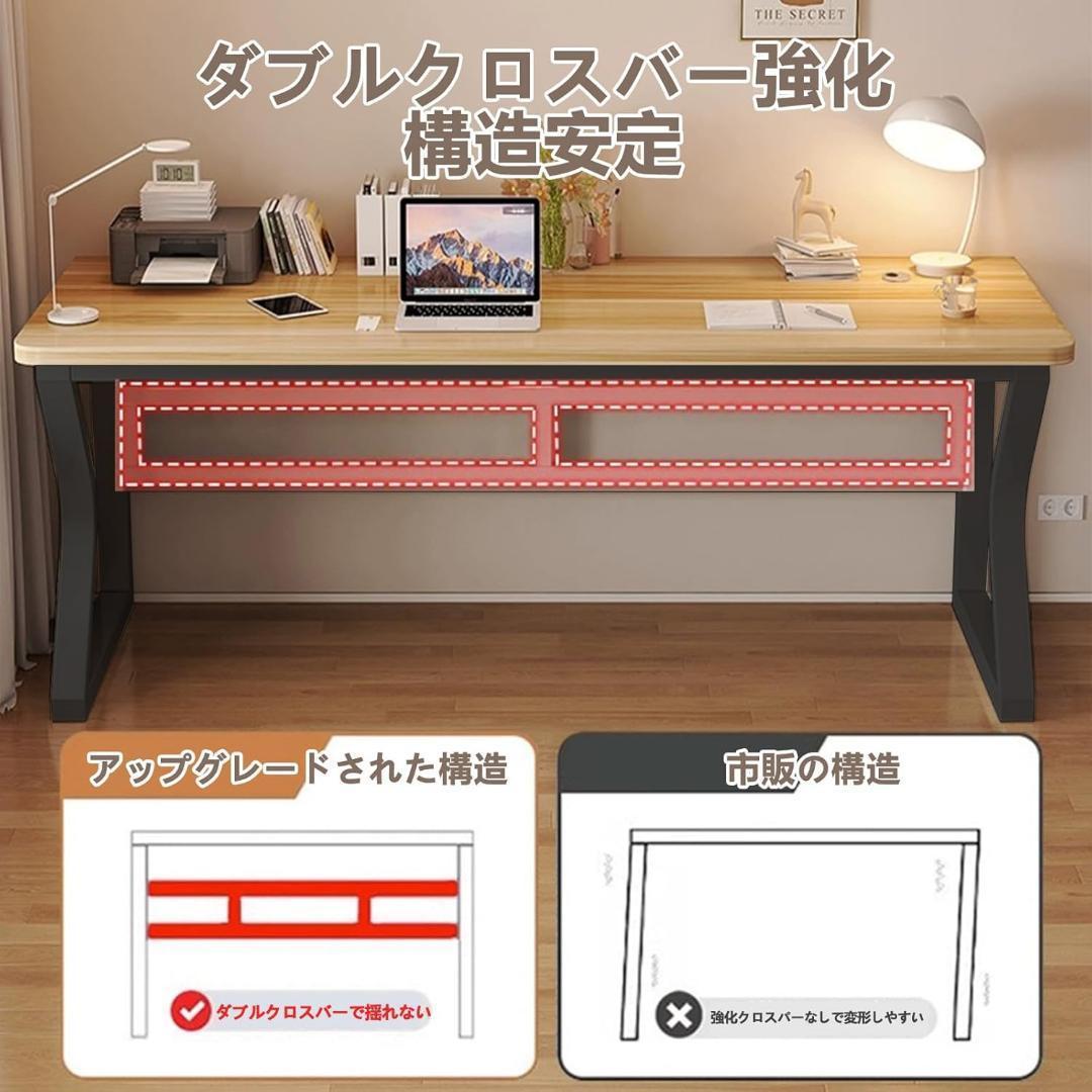 パソコンデスク 作業机 PC 机 オフィスデスク80×50