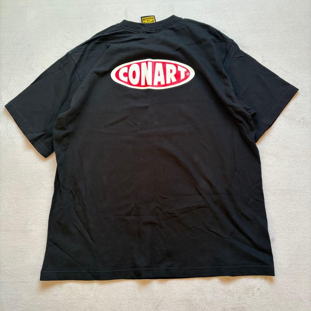 90s CONART コナート グラフィック Tシャツ ブラック ビンテージ