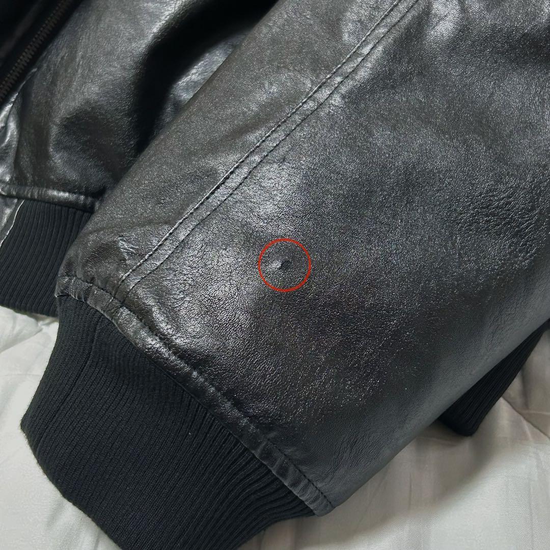 【完売品】Casper John MA-1 ボンバージャケット ブラック L