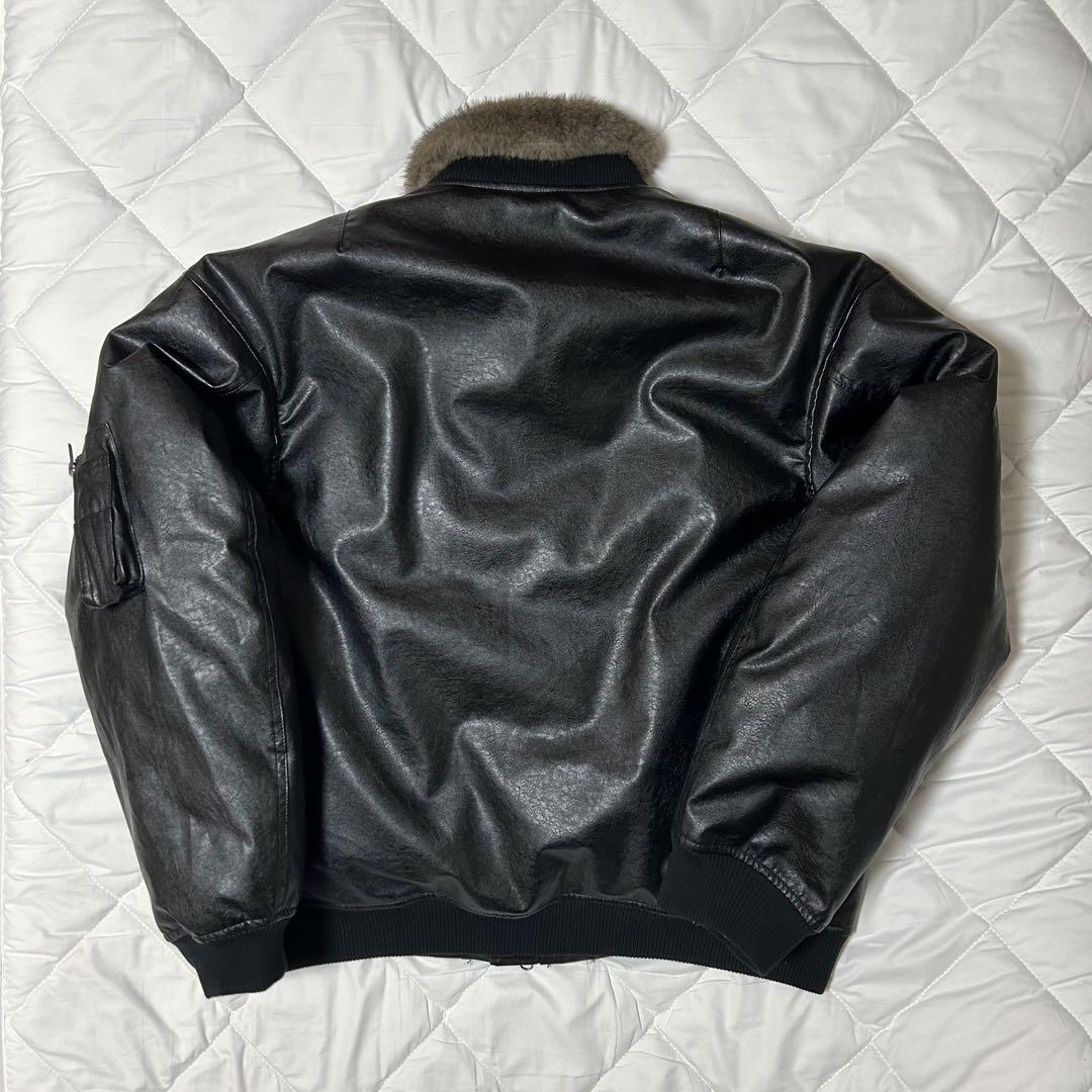 【完売品】Casper John MA-1 ボンバージャケット ブラック L
