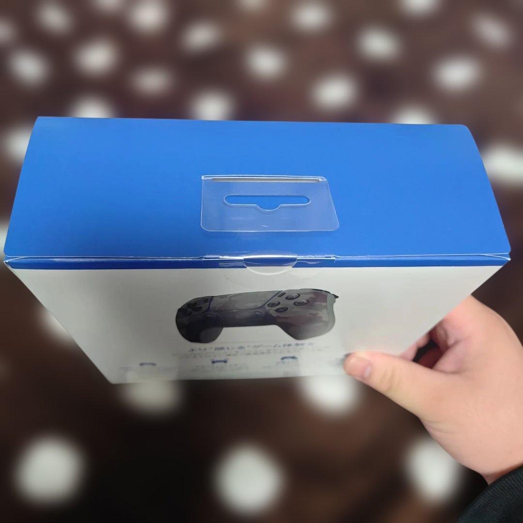PS5 デュアルセンス ワイヤレスコントローラー グレー カモフラージュ