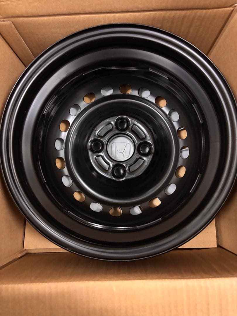 【LGM1/2】N-BOXスチールホイール14インチ2本＋ナット付