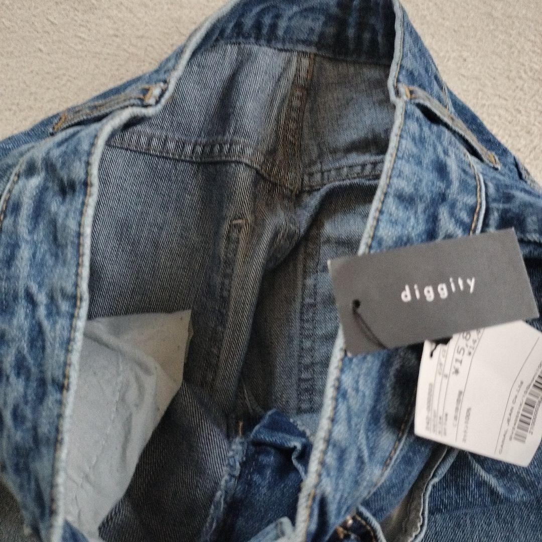 新品未使用タグ付きCANALJEANdiggity切替カットオフデニムパンツS