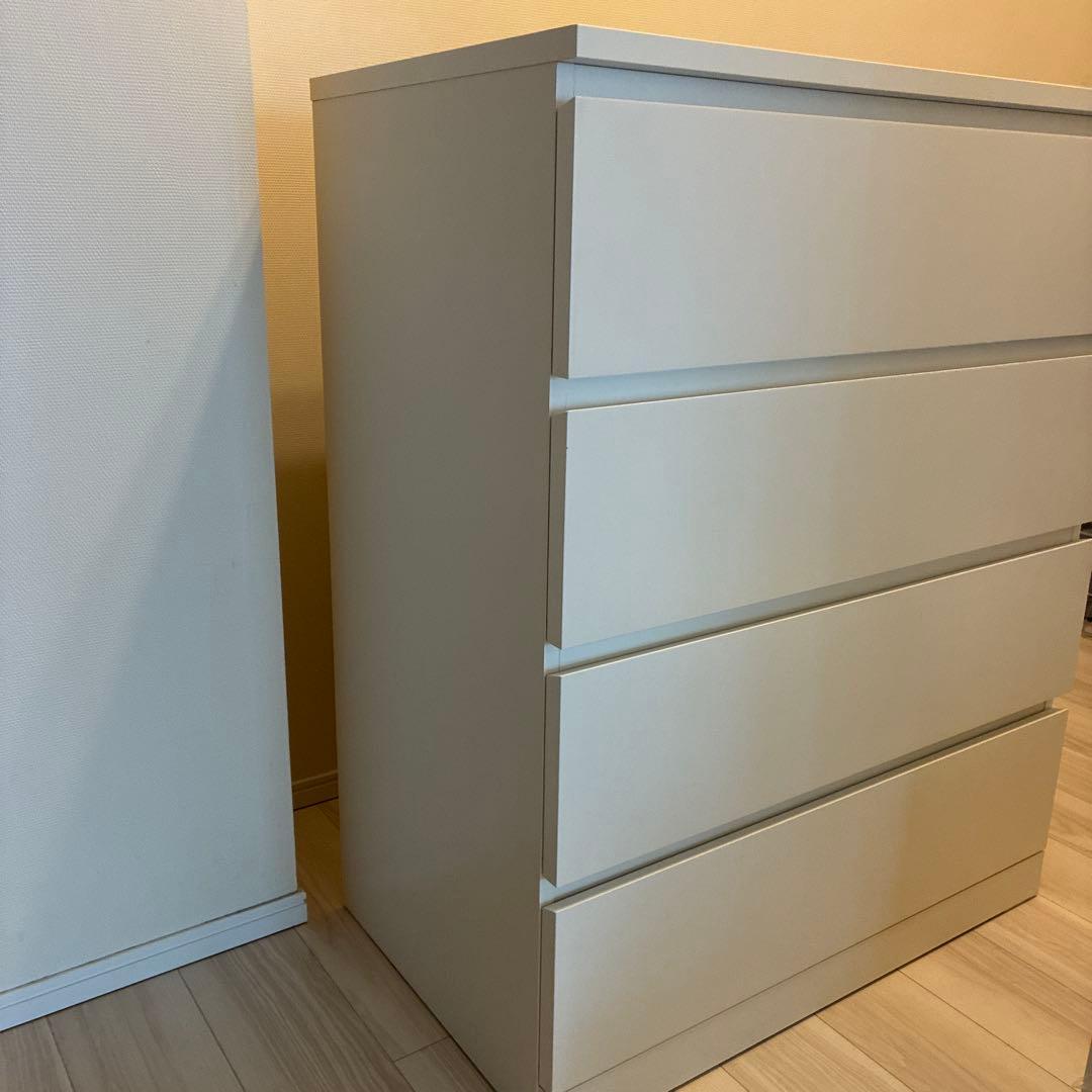 美品　IKEA チェスト　マルム　4段