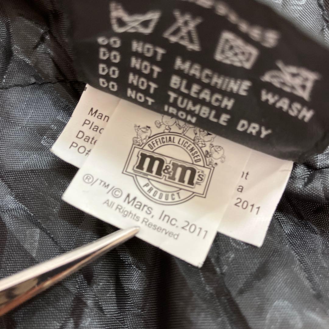 限定　m&m's NASCAR レーシングジャケット　men's M イエロー