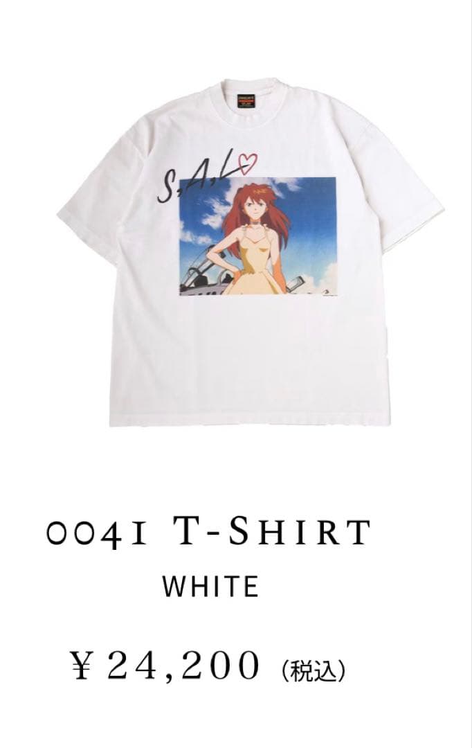ま*ー様 EVANGELION 95 ASUKA Tシャツ
