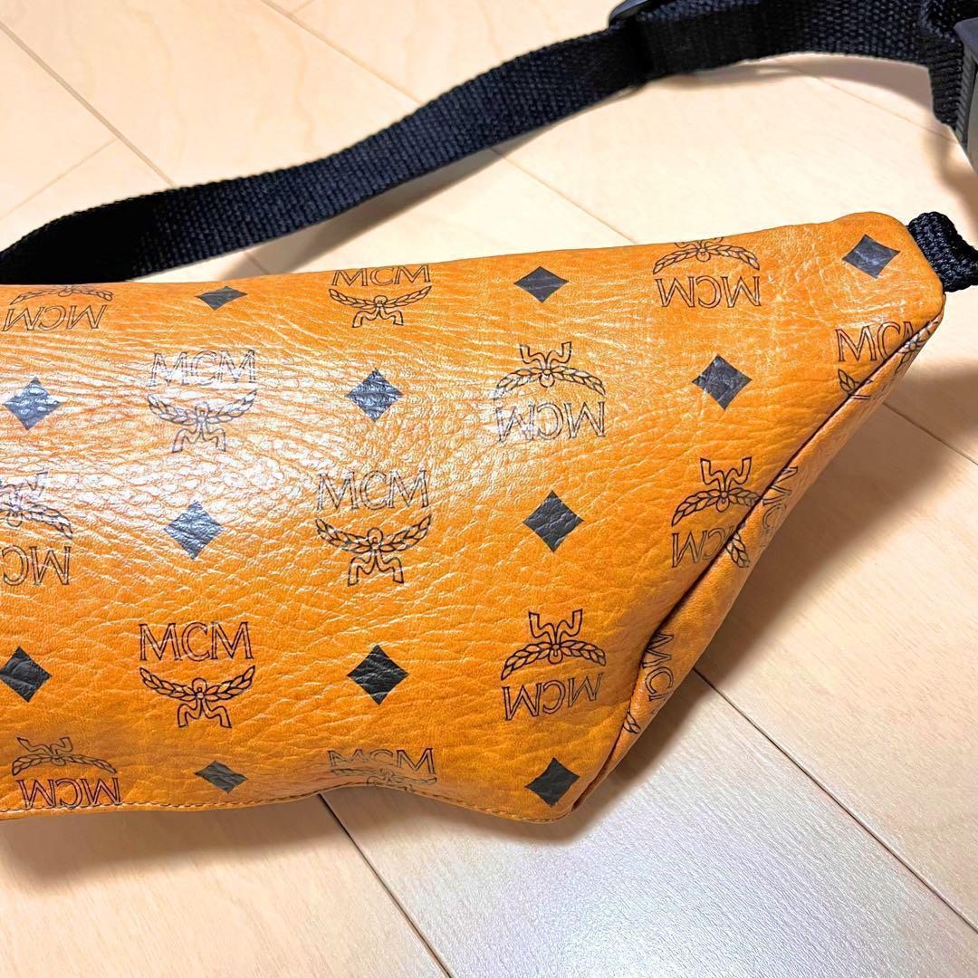 ♓美品♓特価♓ MCM　ヴィセトス　レザー　ブラウン　ウエストポーチ