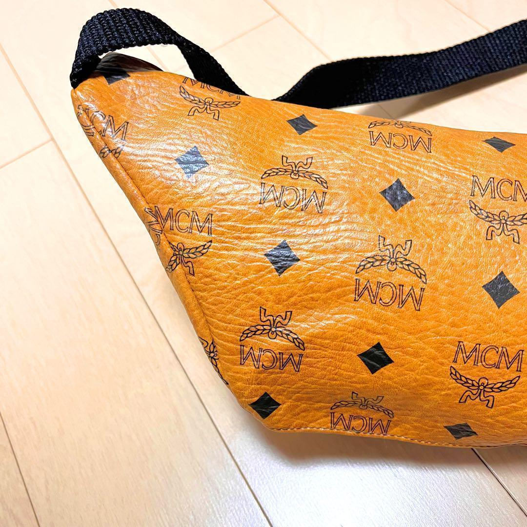 ♓美品♓特価♓ MCM　ヴィセトス　レザー　ブラウン　ウエストポーチ