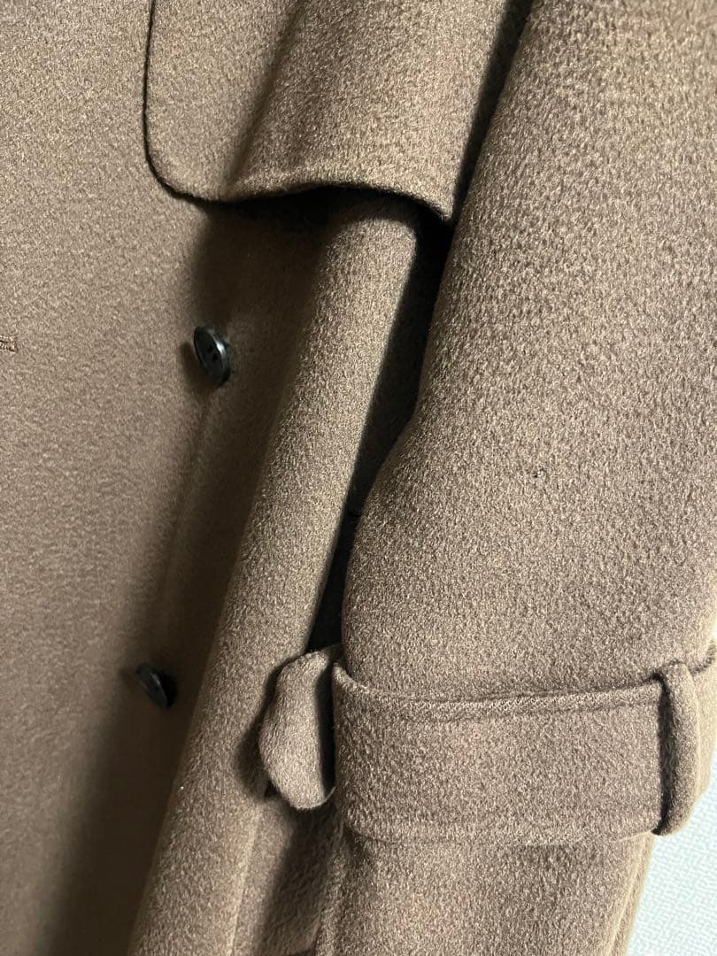 SNIDEL ウロコカシミア コート ブラウン