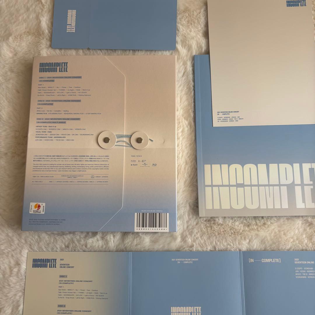 SEVENTEEN IN-COMPLETE Blu-ray 2021 セブチ
