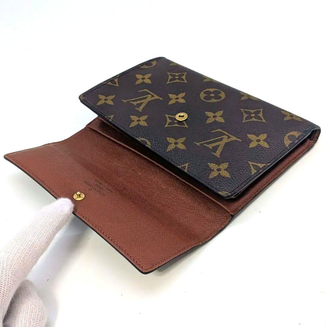 ルイヴィトン モノグラム エテュイ パピエ 三つ折り財布 B54
