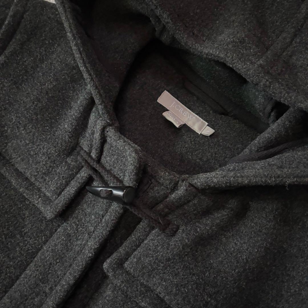 J.CREW 美品ダッフルコートMチャコールグレー ウール