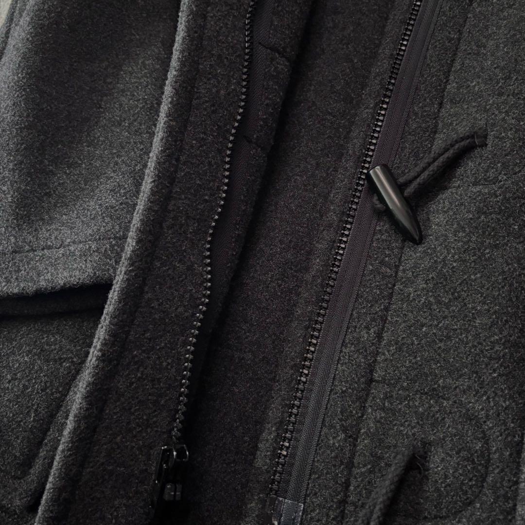 J.CREW 美品ダッフルコートMチャコールグレー ウール