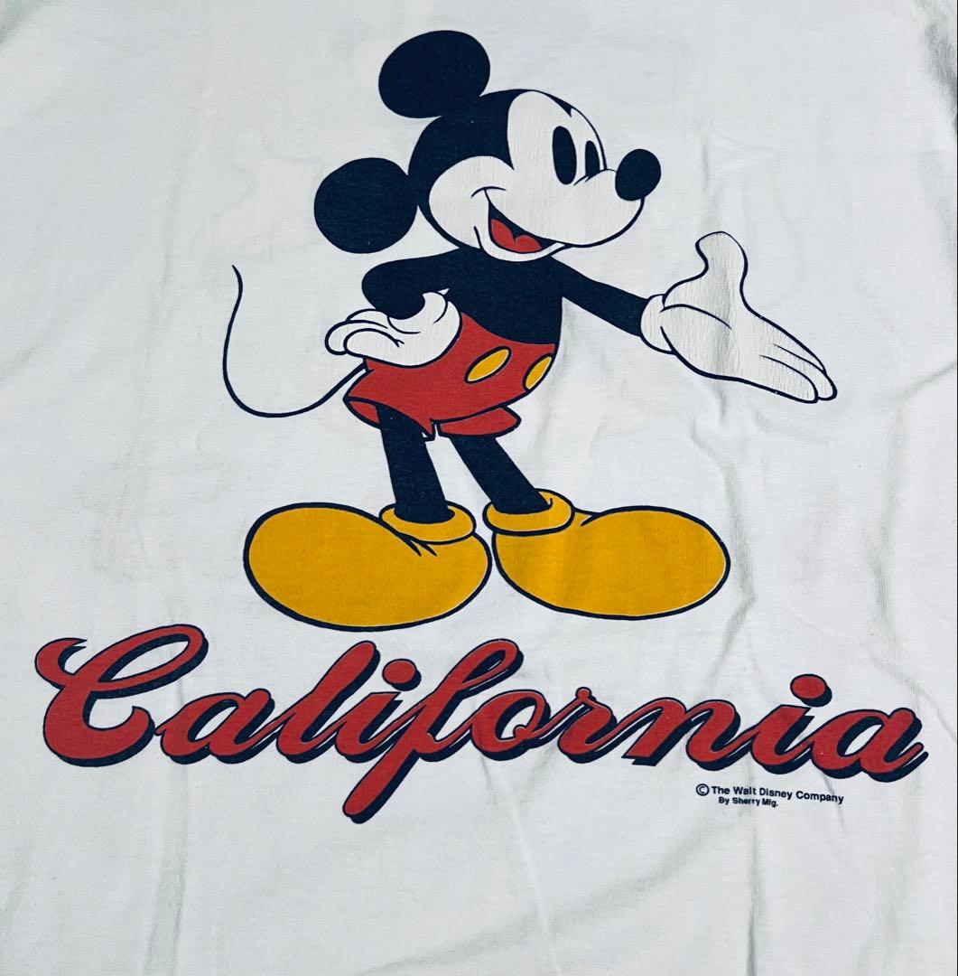 80s 90s ミッキーマウス Tシャツ Disney USA製 ビンテージ