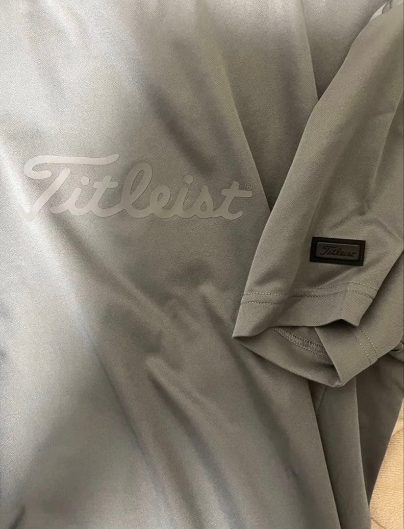 は*た様 Titleist タイトリスト モックネック シャツ グレー L 半袖