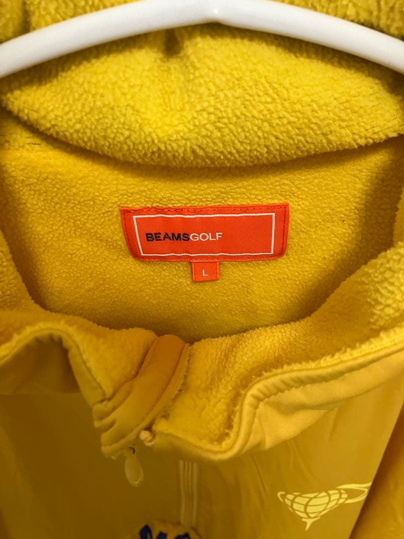 BEAMS GOLF ジャケットLサイズ イエロー/ネイビー　ビームスゴルフ
